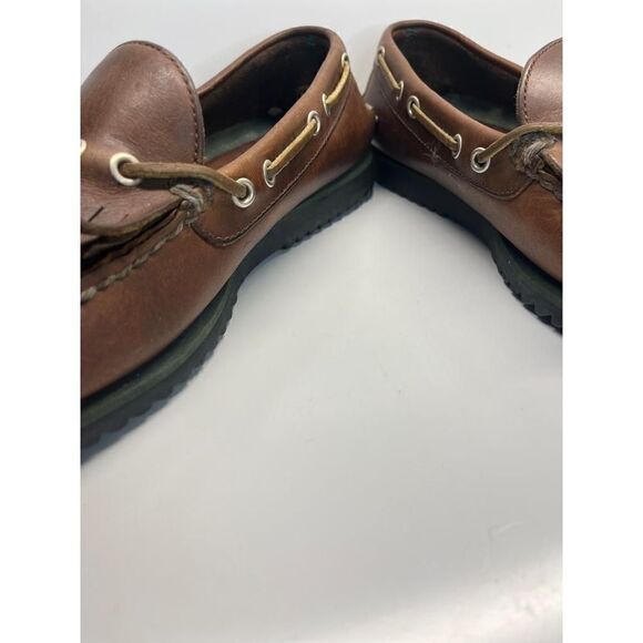 Tommy Hilfiger Vintage Brown Slip-On Tassel Casual Moc Loafers shoes Men's 10M - Picture 10 of 12